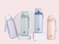 Gambar THERMOS / BOTOL MINUM ANTI TUMPAH XW F-4031 FLASK 350ML STAINLESS 304 - Biru Muda dari Orinoco Smart Living Kota Bogor 2 Tokopedia