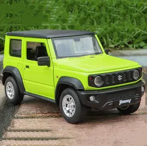 1:24 Jimny Off Road SUV Alloy Diecast Miniatur Koleksi Pajangan Mainan Mobil Sport