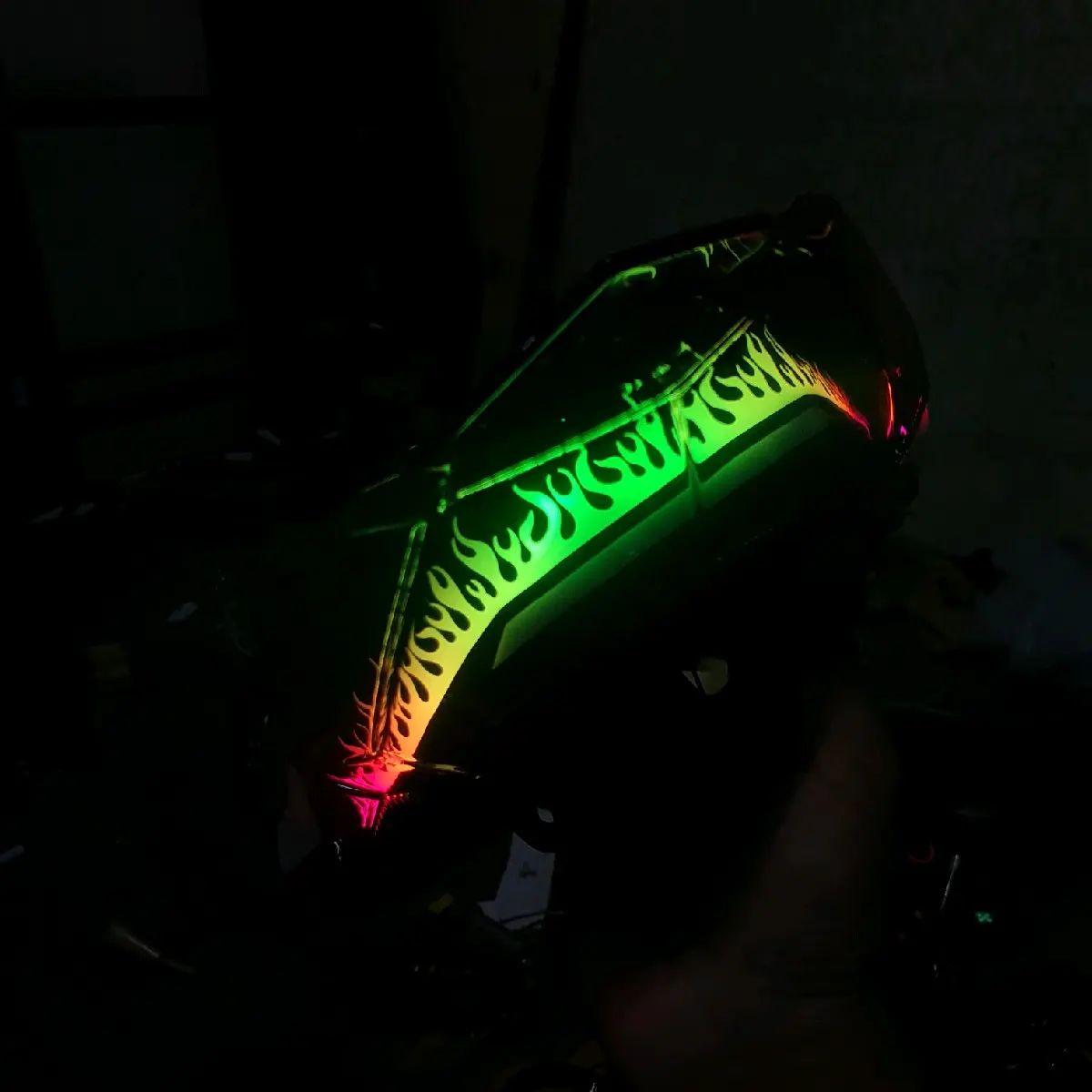 Stoplamp Lazy flame rgb VARIO LED OLD