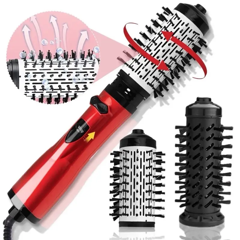 Hair Dryer Auto Rotate Brush Catokan Hairdryer Sisir Blow Otomatis Terbaru MXNA 2 Brush Gemei Sisir 1