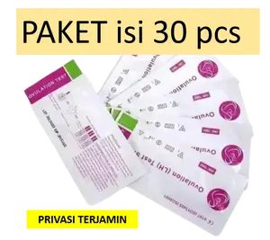 LH Ungu ovulation test strip tes ovulasi kesuburan strip PRIVASI terjaga LH ungu ovutest masa subur