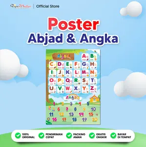 Poster Angka dan Huruf Anak
