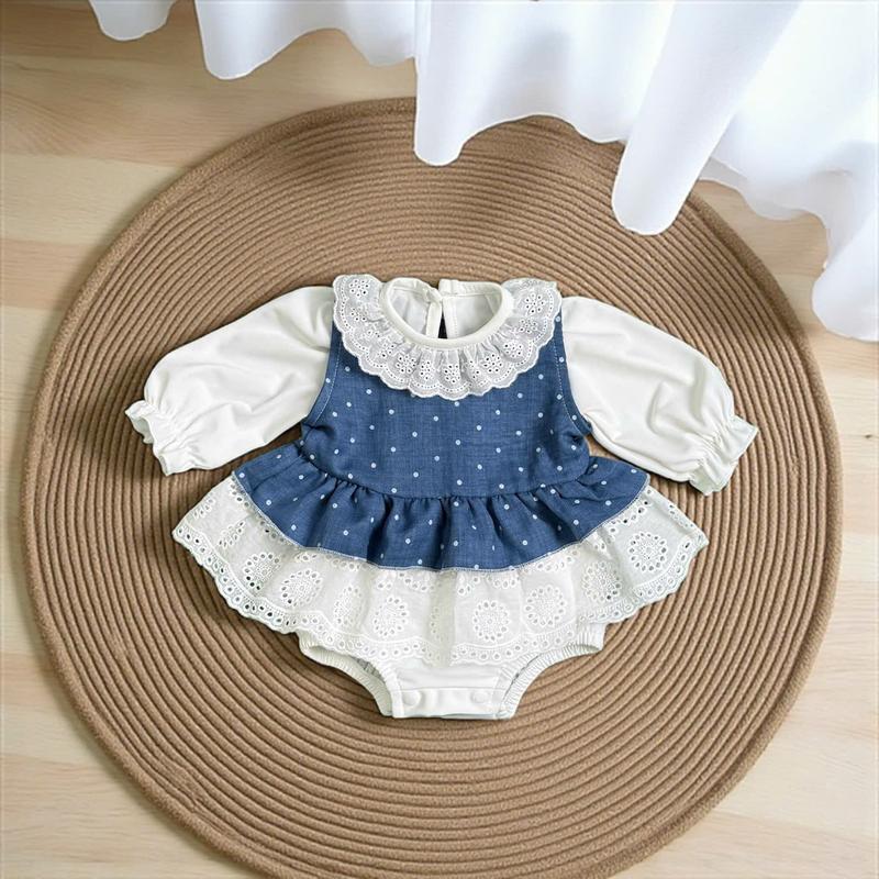  Set Body Cổ Ren Cotton Mix Áo Yếm Chất Đũi Dễ Thương Cho Trẻ Từ SS - 12kg 