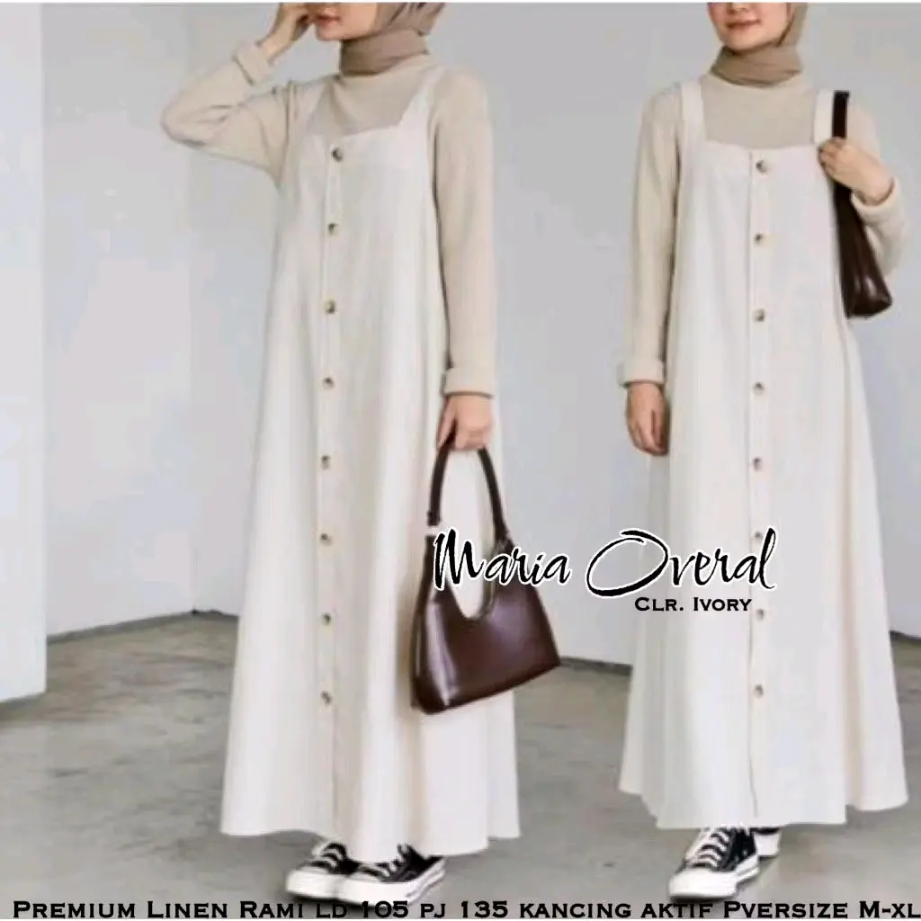 overall outer dress/maria overall/overall Korean style Outdoor