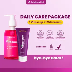 Paket Hemat 1 Vitacream + 1 Vitasoap  -  Bantu Atasi Gatal di kulit
