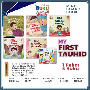 Buku Anak My First Tauhid Mini Boardbook Bayi 0 1 Th Pengenalan Allah Pertamaku 0 6 12 bulan Muslim