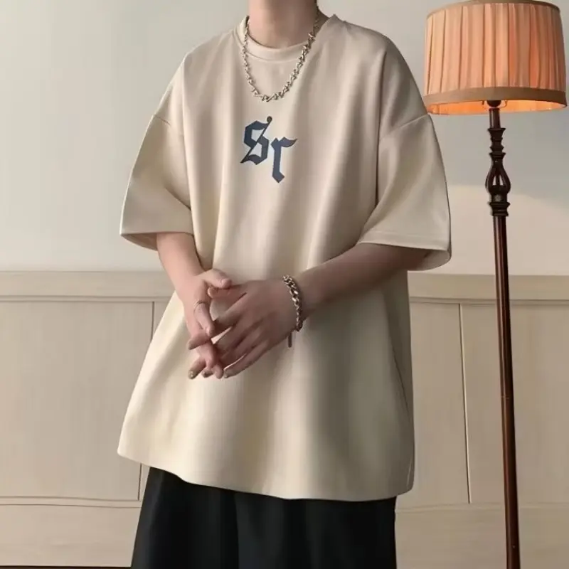 T Shirt Big Size ( M - 6XL ) Kaos Jumbo SIMPEL SR SIMPLE GOTHIC Oversize Unisex M L XL XXL 3XL 4XL 5XL 6L Atasan Cotton Combed Korean Ulzzang Street Wear Kaos Lengan Pendek Pria Wanita Jumbo Hypebeast Y2k Hip hop Denim Hitam Putih Beige Navy 2
