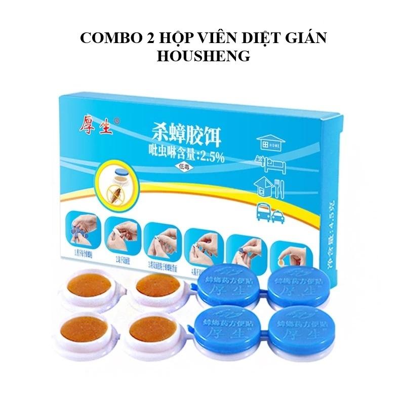 Combo 2 Viên diệt gián sinh học Housheng diệt tận gốc tất cả các loại gián hiệu quả an toàn.