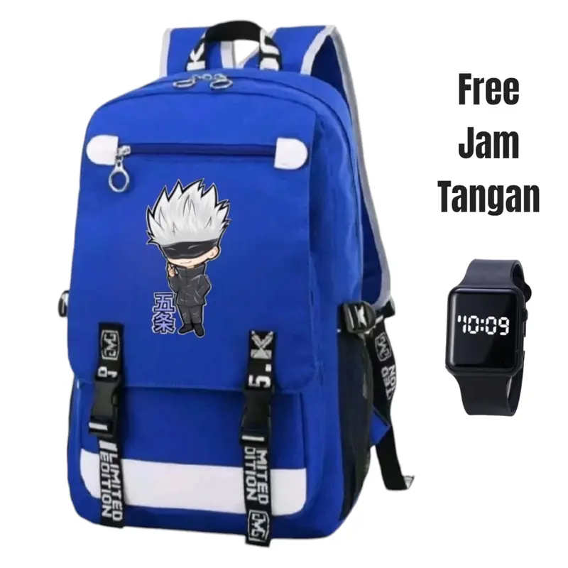 TAS SEKOLAH ANAK FREE JAM TANGAN - RANSEL SEKOLAH ANAK LAKI LAKI - BACKPACK KEREN UNTUK ANAK COWOK - TAS SEKOLAH ANAK SD LAKI LAKI - TAS SEKOLAH UNTUK ANAK TK COWOK - RANSEL SEKOLAH ANAK TERBARU - TAS BAHU ANAK - TAS PUNGGUNG ANAK - TAS NGAJI 2
