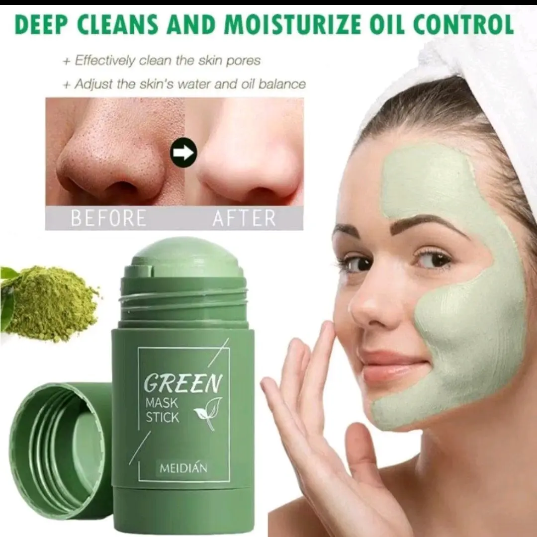 Green mask stick masker green tea penghilang komedo