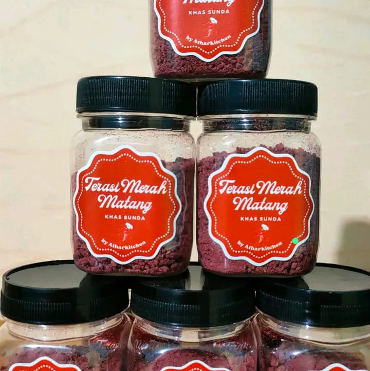 terasi merah matang khas Sunda