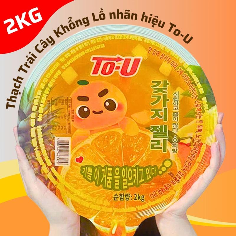 Thạch Trái Cây Khổng Lồ 2kg – Thạch Rau Câu Siêu To Giải Nhiệt Dùng Trong Liên Hoan, Tiệc Tùng