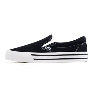 Sepatu Thunderbear - Slip On Voltaire BW DX canvas flat kasual Shoes Pria Sneakers