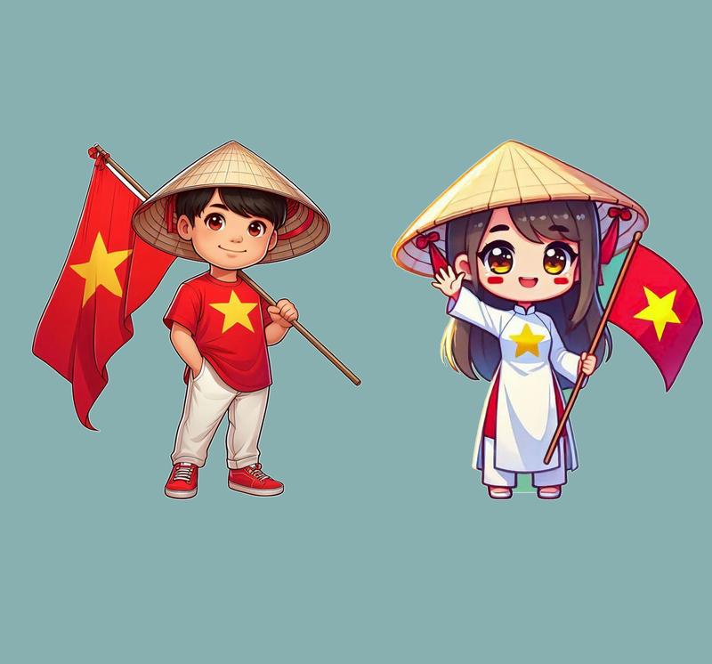 Tem UV phản quang 7 màu Thanh Niên Yêu Nước - decal dán cánh cửa dán kính xe ô tô xe máy