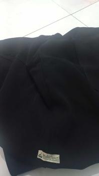 Product Review of cozy khimar non pad jahit 4 lengan bolong Hitam Kerudung bergo jumbo khimar Syari Muslim Oval Jilbab Instan Wolfis Tangan from B**s 8** 1