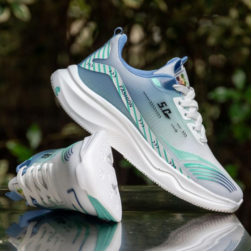 Giày Nam GNS 1278, Giày Nam Chạy Bộ Đế Đàn Hồi Êm Chân Kết Hợp Vải Dệt Kim Thoáng Khí