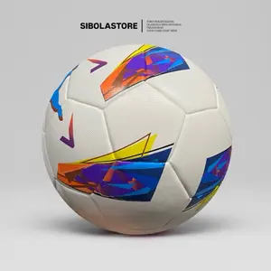 Bola Sepak Press Ukuran 5 Bahan Pu Tebal Ball Outdoor
