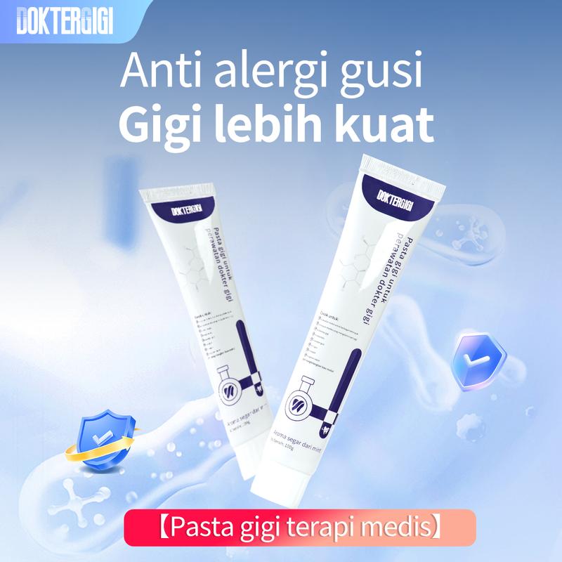 DOKTERGIGI COD 2pcs Pasta Gigi Biofarmasi untuk Memperbaiki Masalah Gigi dan Memperbaiki Agen Pemisah Perbaikan Cepat Gigi Berlubang Mulut Mulut 1