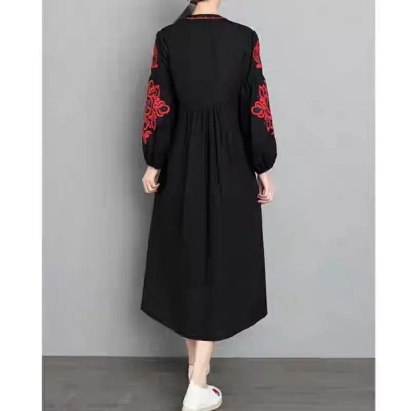 [Basica Moda] 83380 Gaun Dress Maxi Wanita Boho Aaliyah Heavy Peach Koshibo 6
