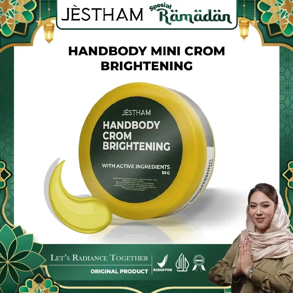 Jestham Hand Body Mini Crom Brightening Lotion Malam 50ml