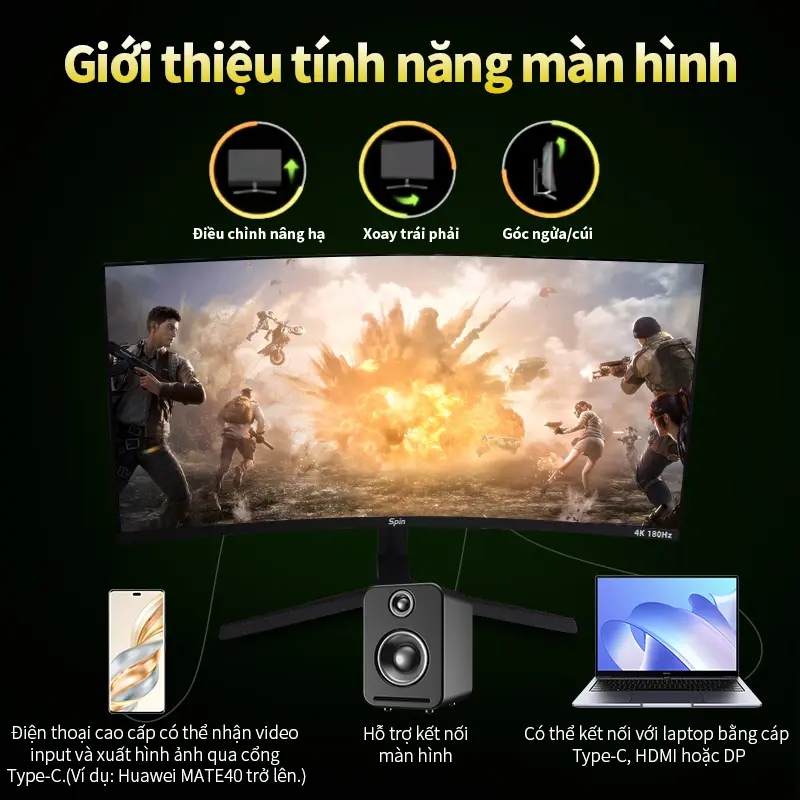 Màn Hình Spin 34inch 3440×1440 UWQHD 1ms Cong1500R Tốc Độ 180Hz Siêu Nhanh Tỷ Lệ 21:9 Siêu Rộng Trải Nghiệm Đắm Chìm | BigBuy360 - bigbuy360.vn Màn Hình Spin 34inch 3440×1440 UWQHD 1ms Cong1500R Tốc Độ 180Hz Siêu Nhanh Tỷ Lệ 21:9 Siêu Rộng Trải Nghiệm Đắm Chìm | BigBuy360 - bigbuy360.vn