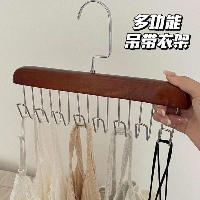 Giá Treo Quần Chất Liệu Gỗ Nguyên Khối Kẹp Quần Treo Liền Mạch Móc Treo Đặc…