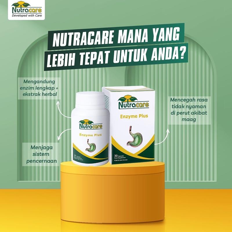 Product Introduction of Nutracare Enzyme Plus isi 60 kapsul Bantu atasi pencernaan Lambung 24