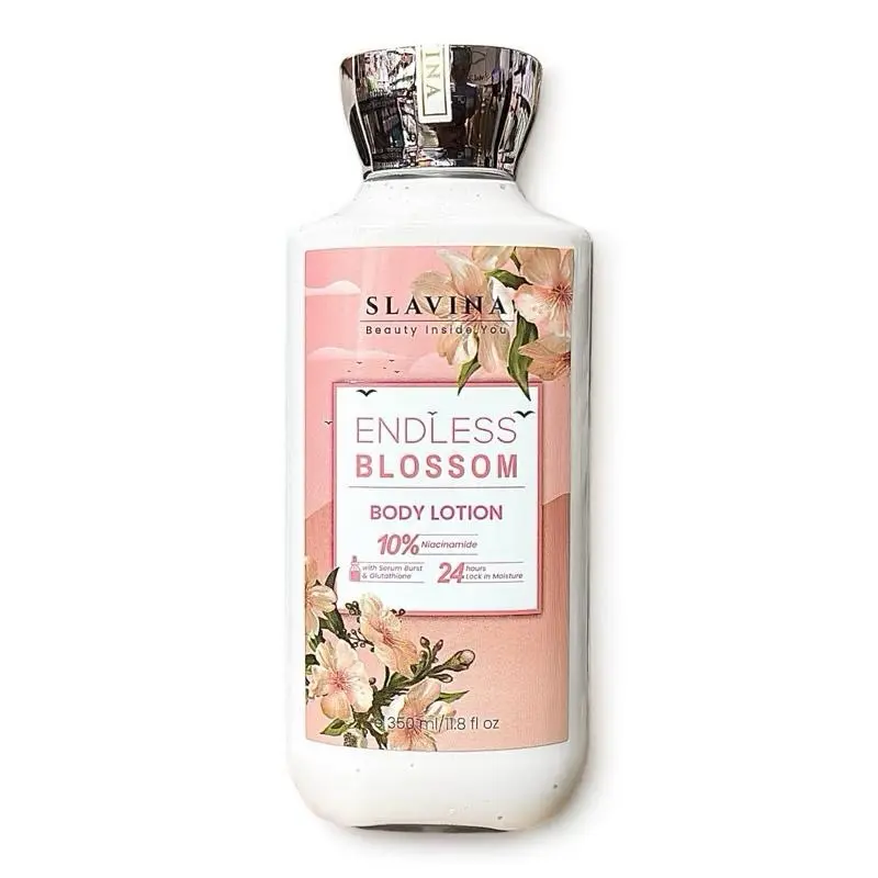 HANDBODY SLAVINA  Whitening Body Lotion by Nagita Slavina Moisturizer Untuk Kulit Kering dan Kusam 350ml 8