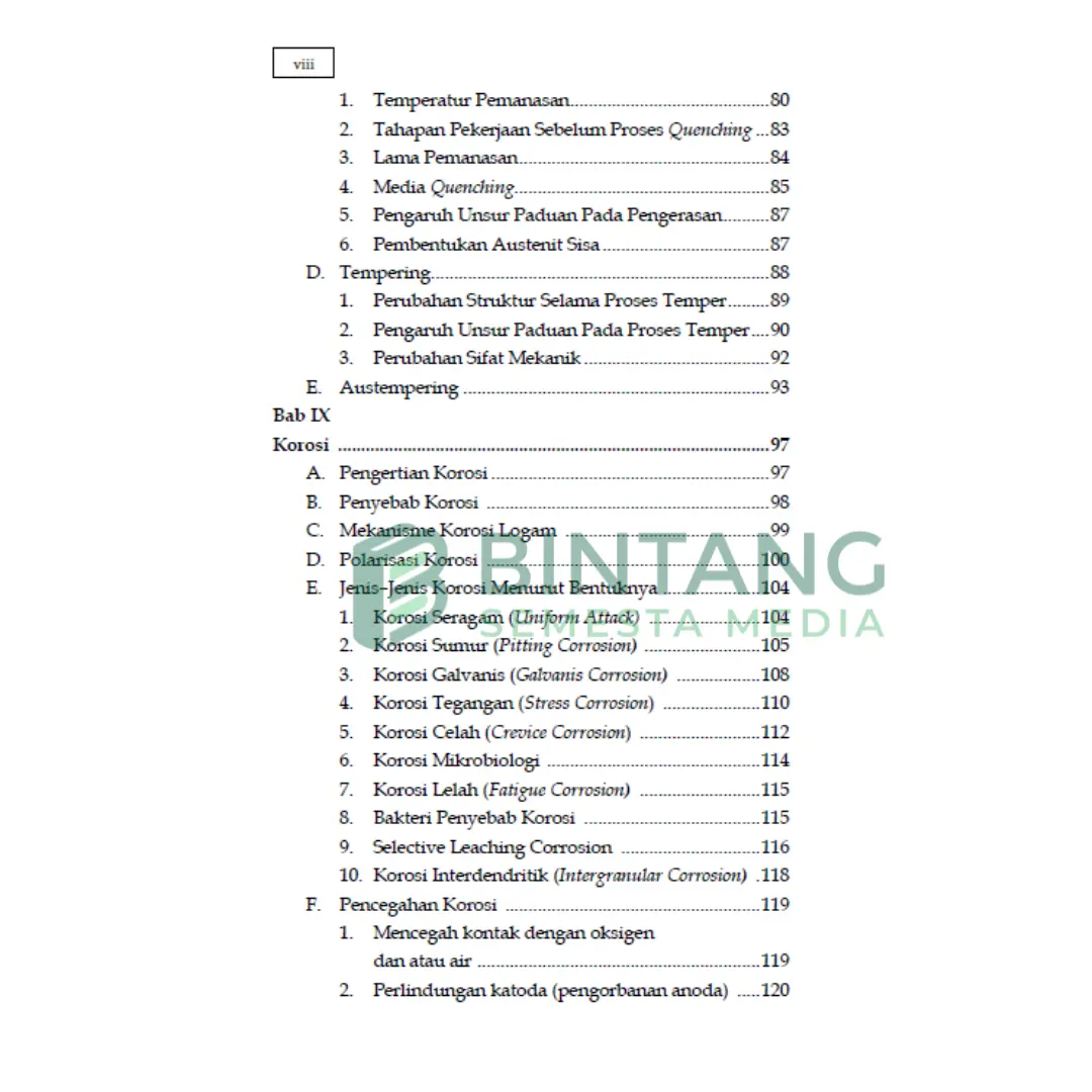 Metalurgi - Buku Program Studi Teknik Mesin - Muktar Sinaga, S.T., M.T. Ir Andi Saidah, M.T.
