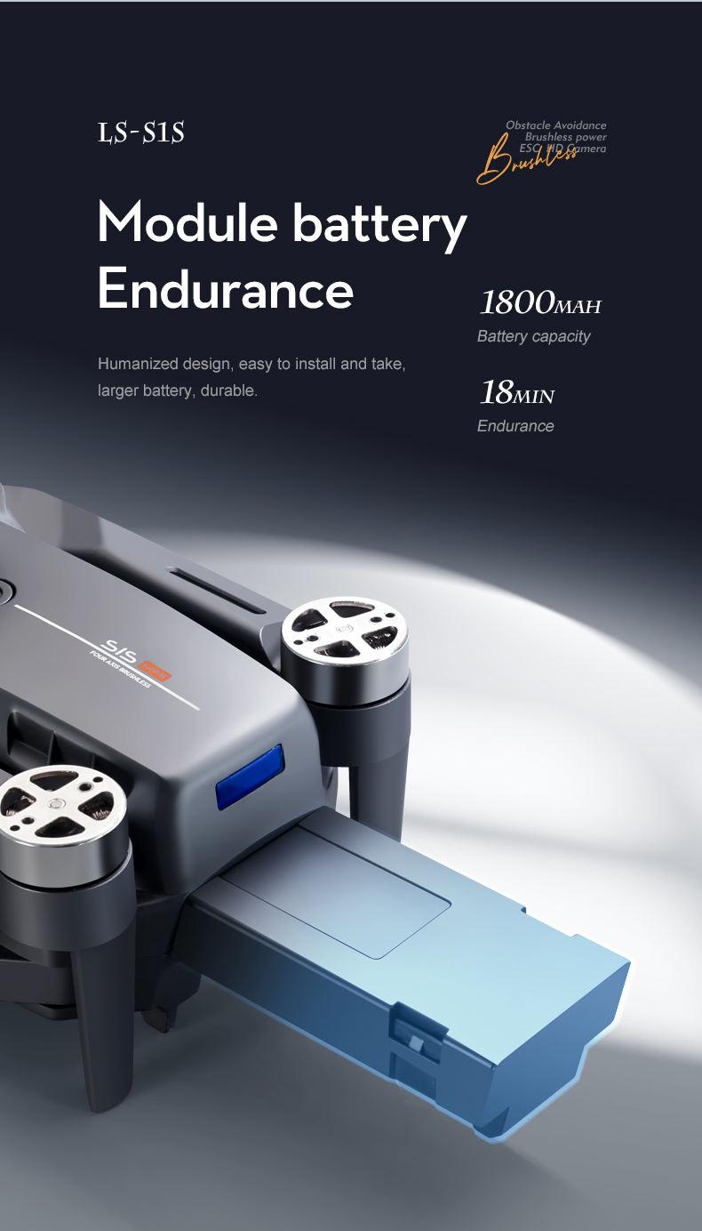 Product Introduction of [KYOPCE] S1S Brushless Drone 4k Professional 8K HD Camera 5G Wifi FPV Obstacle Avoidance Aerial Photography Foldable Quadcopter RC Dron 11