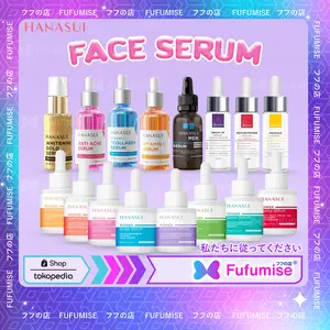 FUFUMISE | Hanasui Power Serum | Face Serum | Collagen | Anti Acne | Propolis | Gold | BPOM Vitamin Wajah Hitam Berjerawat Hydrating