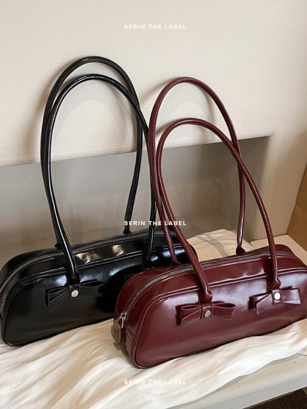 SERIN - JENNI - BAGUETTE BAG | Tas Bowling Y2K Bag | Tas Pita Coquette | Tas Wanita Shoulder Bag Korea 1