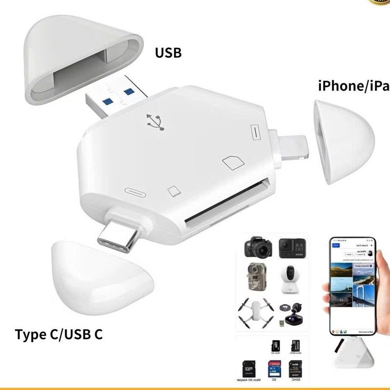 Đầu đọc thẻ nhớ đa năng 3.0 đọc thẻ nhớ SD/microSD cho điện thoại laptop cổng type c usb IP 0