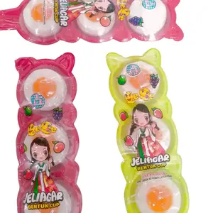 jely ager bentuk telor isi 3 pcs murah abis Jelly Cemilan Candy