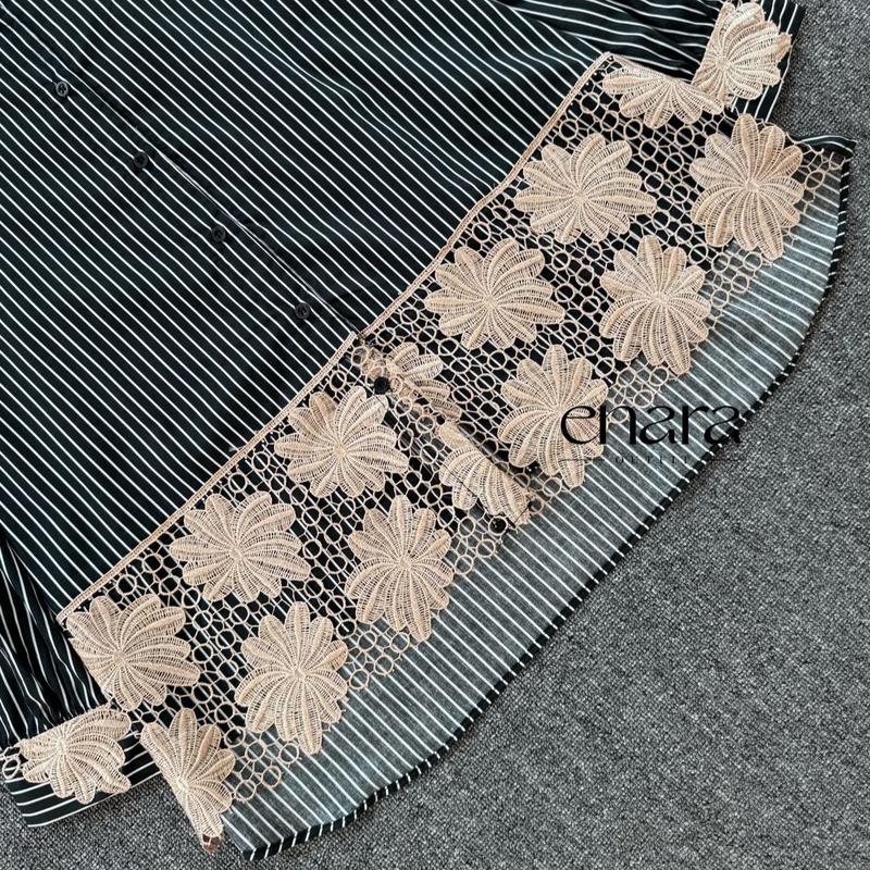 MECCA BASIC - kemeja salur by ENARA OUTFIT 8