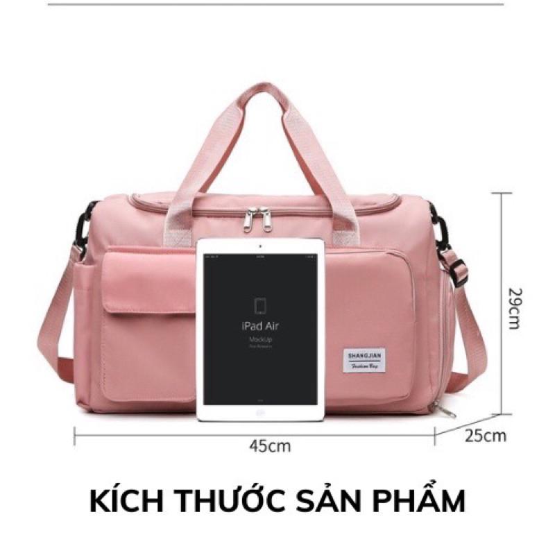 Product Introduction of Túi xách du lịch có ngăn để giày gắn vali tiện lợi MẪU MỚI cao cấp chống nước kèm dây đeo chéo đựnġ đồ du lịch, tập gym 15
