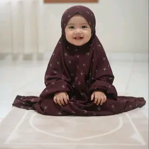 mukena Rayon anak  usia 1 tahun sampai 2 tahun tahun -mukena bayi -mukena anak lucu -mukena anak  Motif Viscose