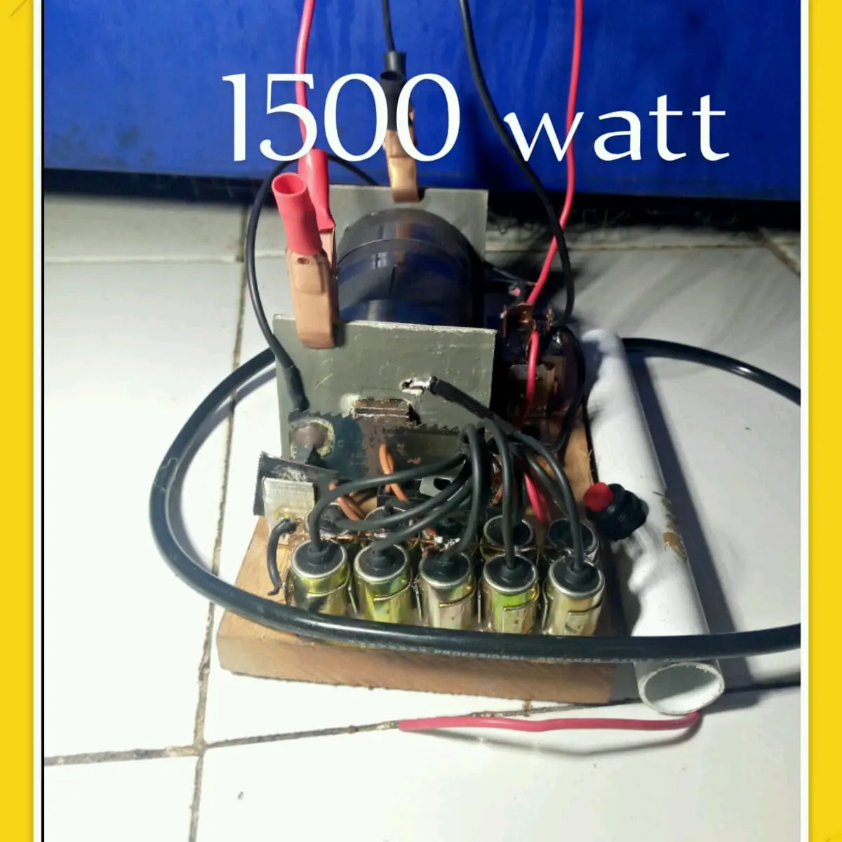 inventer platina baja widia type 1500 watt.10 condensor