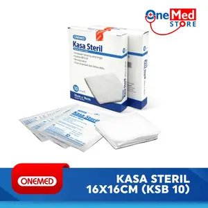 ONEMED - Kasa Steril 16x16cm OneMed box isi 10pcs KS B-10 | P3K