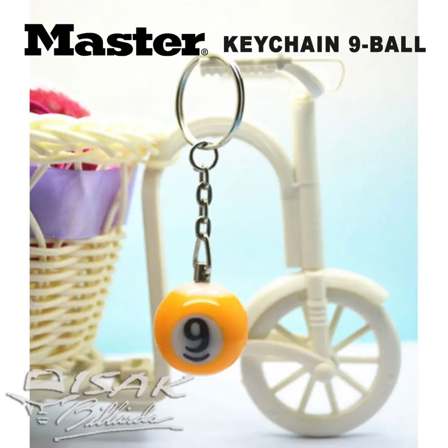 Billiard Keychain 9 ball - Gantungan konci bola biliar hadiah billiard bilyard