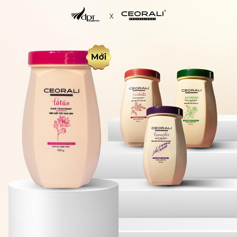 Kem ủ tóc, hấp tóc Dưỡng Tóc, phục hồi hư tổn Ceorali hương thơm quyến rũ, sang trọng 900g duong toc