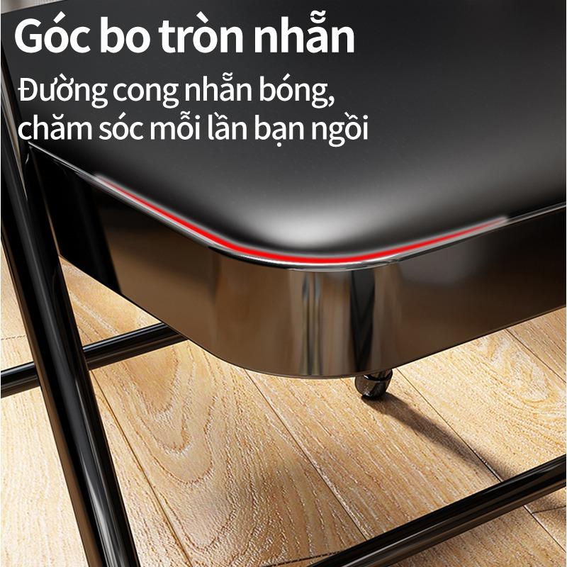 Ghế văn phòng hội trường hội nghị gấp gọn, quán cà phê, nệm nhỏ gọn tiện lợi nhiều màu sắc đẹp mắt 6