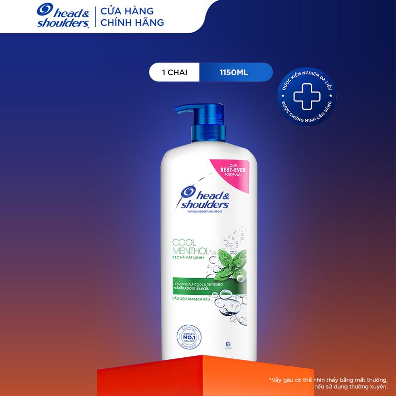 Dầu Gội Sạch Gàu HEAD&SHOULDERS Bạc Hà/ Cải Thiện Ngứa Da Đầu/ Hương Chanh -…