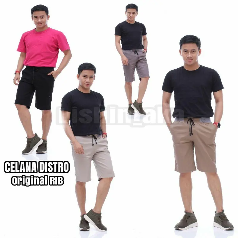 COD PENGIRIMAN CEPAT CELANA PENDEK PRIA CHINOS 3