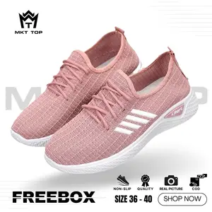 MKT , SEPATU WANITA KULIAH TERBARU , SNEAKERS SEPATU GARIS TRENDY menu 01, SW05 SW39 SW43N