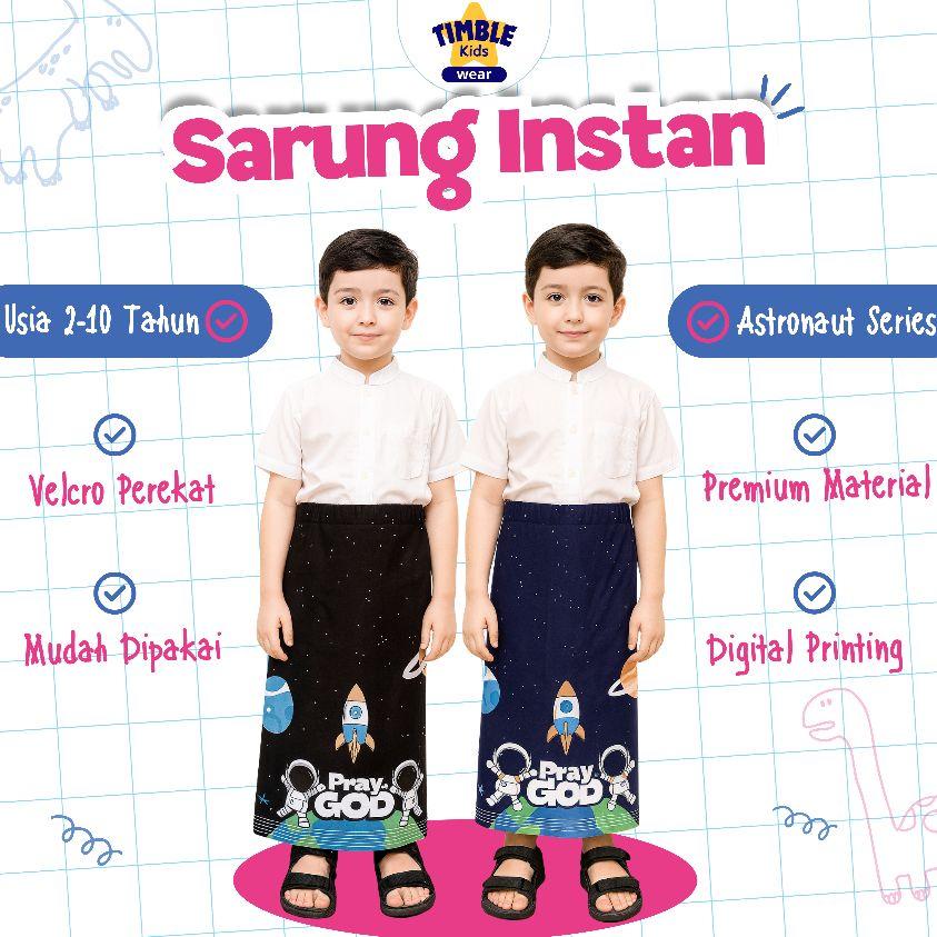 Timble Kids Sarung Anak Instan 2-10 Tahun Astronaut Series Bisa COD Muslim Premium Sarung Anak Untuk Setelan Koko Timble Kids Sarung Anak Instan 2-10 Tahun Astronaut Series Bisa COD Muslim Premium Sarung Anak Untuk Setelan Koko