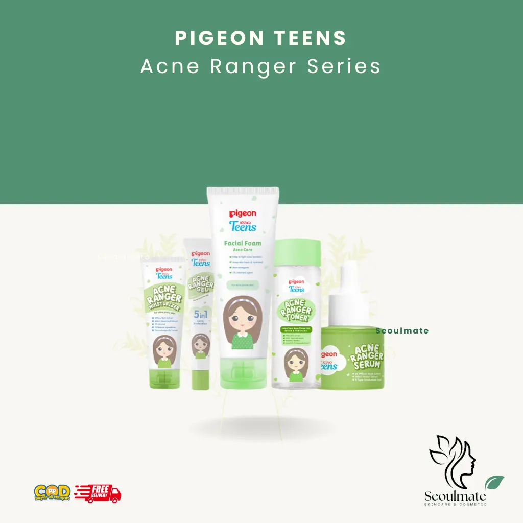 PIGEON TEENS-Acne Ranger Skincare Remaja Hempas Jerawat