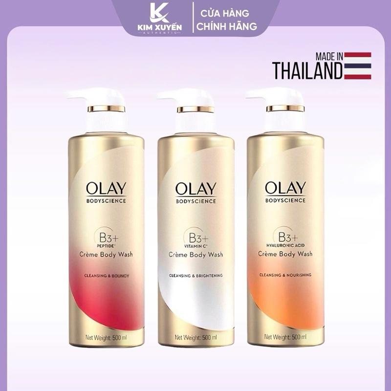 OLAY THÁI LAN Sữa tắm Olay Bodyscience B3+ Thái Lan 500ml Dưỡng Body