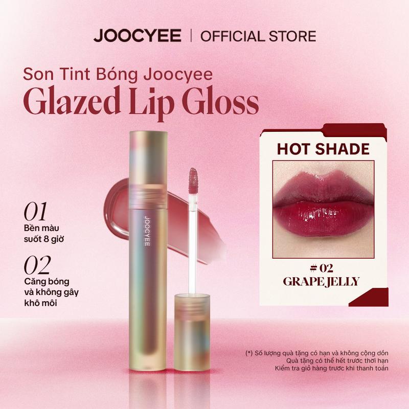 Son bóng JOOCYEE Glazed Rouge Watery Lip Gloss