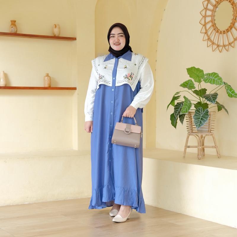 GAMIS JUMBO LD 130 LD 140 CM Wanita Muslim 2